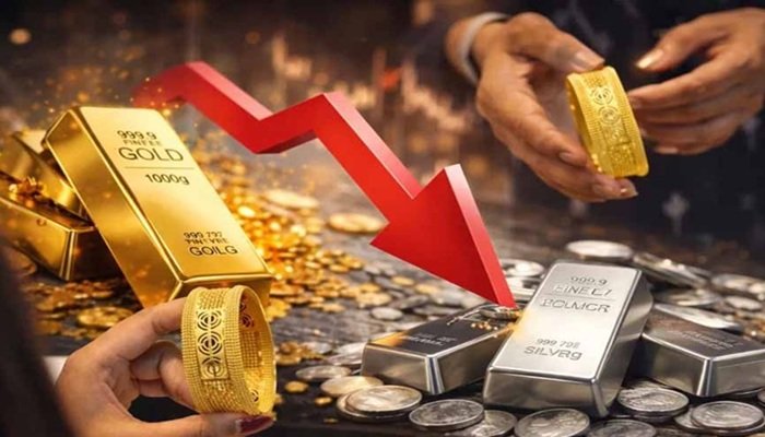 चांदी तीन दिन में ₹1.60 लाख गिरी, सोना भी गिरकर ₹1.40 लाख पर आया; जानिए आज की कीमतें 