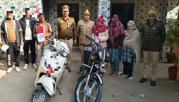 भोजीपुरा में दरोगा के होटल में देह व्यापार, तीन शादीशुदा महिलाओं समेत चार युवक गिरफ्तार 