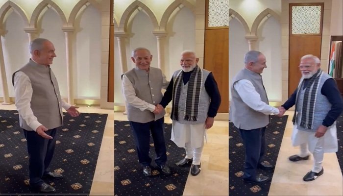 PM Modi Israel Visit: डिनर से पहले नेतन्याहू ने पीएम मोदी को दिया सरप्राइज, आप भी देखिए