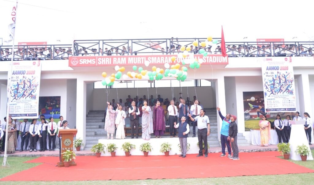 एसआरएमएस इंजीनियरिंग कॉलेज में खेल महोत्सव आमोद 2026 का आगाज