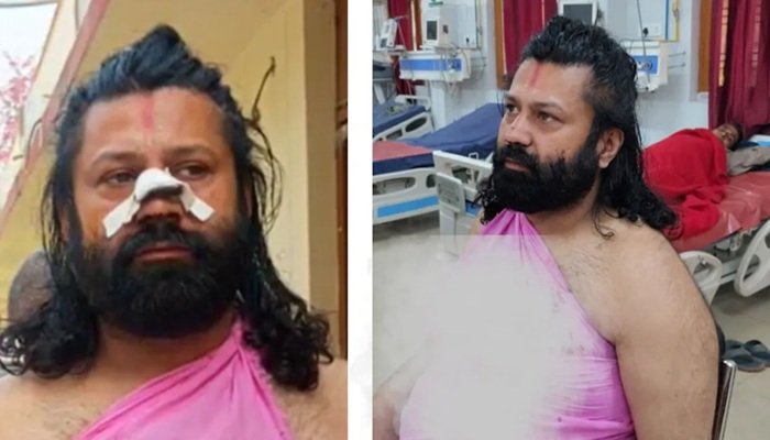 शंकराचार्य पर FIR कराने वाले आशुतोष महाराज पर हमला, टॉयलेट में छिपकर बचाई जान