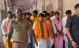 विंध्याचल धाम में बीजेपी अध्यक्ष नितिन नवीन ने किए दर्शन, कहा- बंगाल में बनेगी भाजपा की बहुमत सरकार