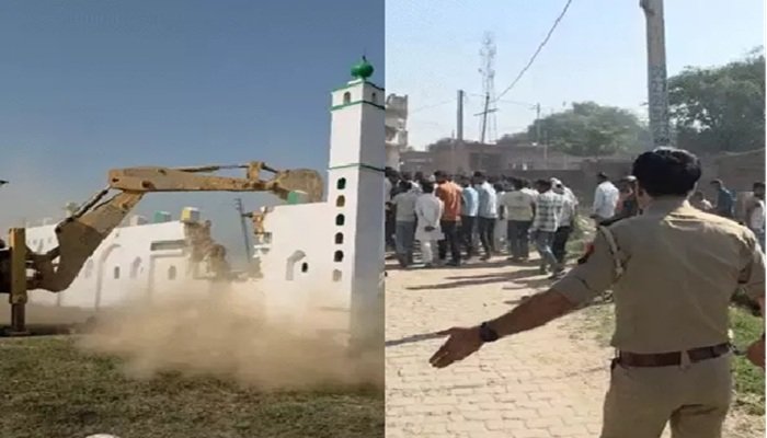 संभल में ईदगाह-इमामबाड़े को ढहा रहे बुलडोजर, भीड़ जुटने पर अफसरों ने खदेड़ा
