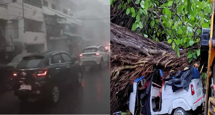 वाराणसी समेत पांच जिलों में बारिश, 48 में आंधी-बिजली और बिजली गिरने से 13 मौतें