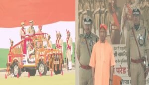 यूपी पुलिस को मिले 60 हजार सिपाही, CM योगी ने ली परेड में महिला जवानों की सलामी