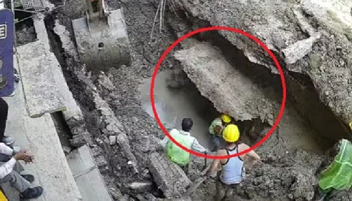 अलीगढ़ में मजदूर की मिट्‌टी के टीले में दबकर मौत, भाई बोला- जेई ने लात मारकर धकेला; जांच कमेटी गठित