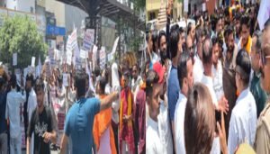 बरेली में हिंदू संगठनों का प्रदर्शन, गाय को 'राष्ट्रमाता' का दर्जा देने की मांग