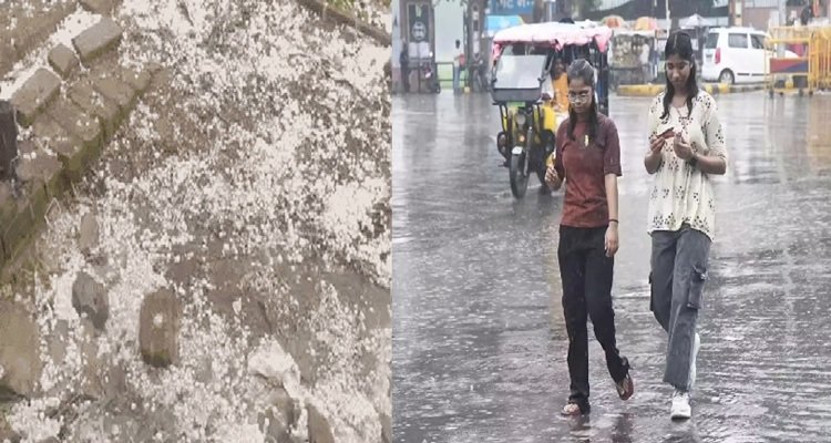 यूपी के 10 शहरों में गिरे ओले, आज 18 जिलों में आंधी-बारिश की संभावना; जानें मौसम का हाल