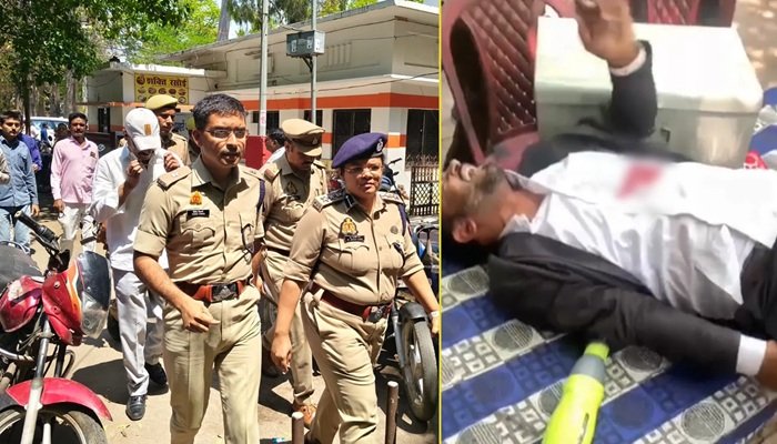 लखीमपुर में दिनदहाड़े कचहरी में चचेरे वकील भाई ने सीने में मारी गोली, फिर हुआ फरार