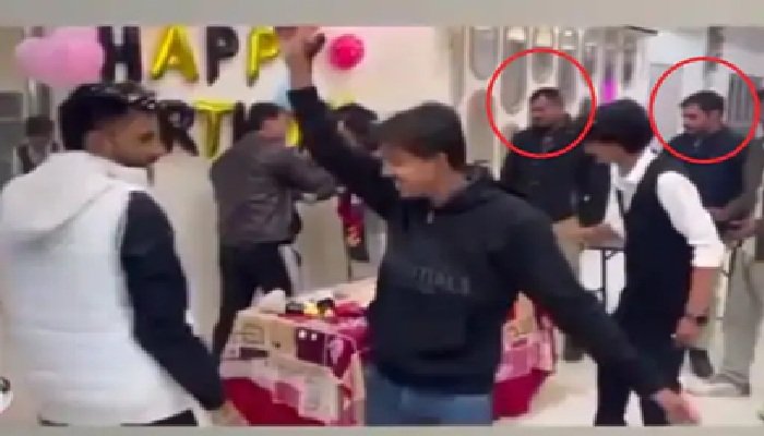 कानपुर में सेक्स रैकेट के आरोपी संग पार्टी करने वाले सिपाही सस्पेंड, केक काटकर किया था डांस