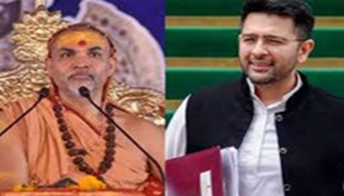 राघव चड्ढा के समर्थन में आए Avimukteshwaranand, कहा- AAP का हो रहा नुकसान