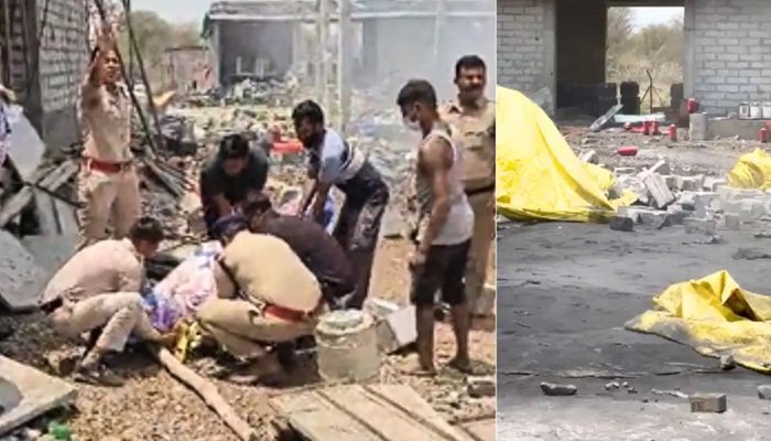 MP में पटाखा फैक्ट्री में ब्लास्ट से तीन मजदूरों की मौत, मालिक हिरासत में; घटना की जांच के आदेश