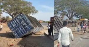 महाराष्ट्र के पालघर में ट्रक-कंटेनर की टक्कर, हादसे में हुई 12 लोगों की मौत