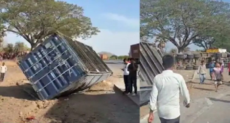 महाराष्ट्र के पालघर में ट्रक-कंटेनर की टक्कर, हादसे में हुई 12 लोगों की मौत