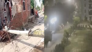 यूपी में नौतपा में भी बदला मौसम, आंधी-तूफान से उखड़े पेड़-पोल; 3 लोगों की मौत