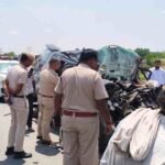 हरियाणा में एक्सप्रेस-वे पर टकराई स्कॉर्पियो, जालौन के चार पुलिसवालों समेत पांच की मौत