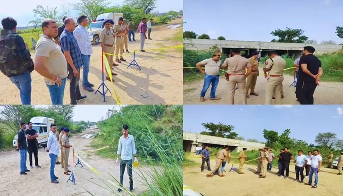 मथुरा में दो डकैत पुलिस मुठभेड़ में ढेर, कारोबारी को बंधक बनाकर डाला था डाका