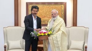 दिल्ली पहुंचे CM Vijay, PM मोदी से की मुलाकात; इस मुद्दे केंद्र से मांगा समाधान