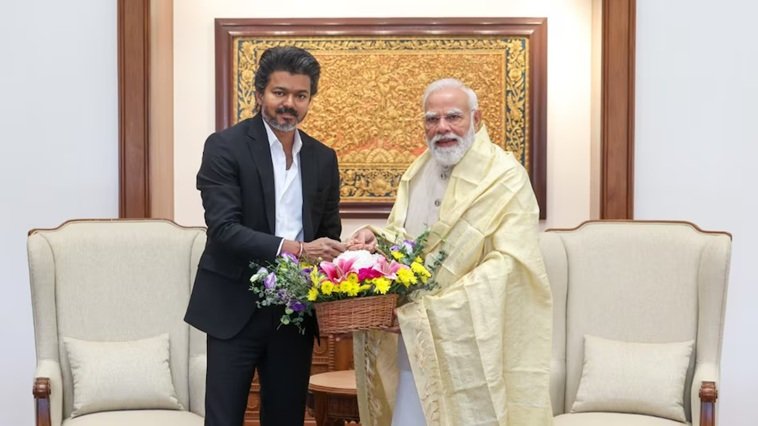 दिल्ली पहुंचे CM Vijay, PM मोदी से की मुलाकात; इस मुद्दे केंद्र से मांगा समाधान