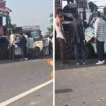 Road Accident: खीरी में भीषण हादसा, हाईवे पर ट्रक और मैजिक की भिड़ंत में आठ की मौत
