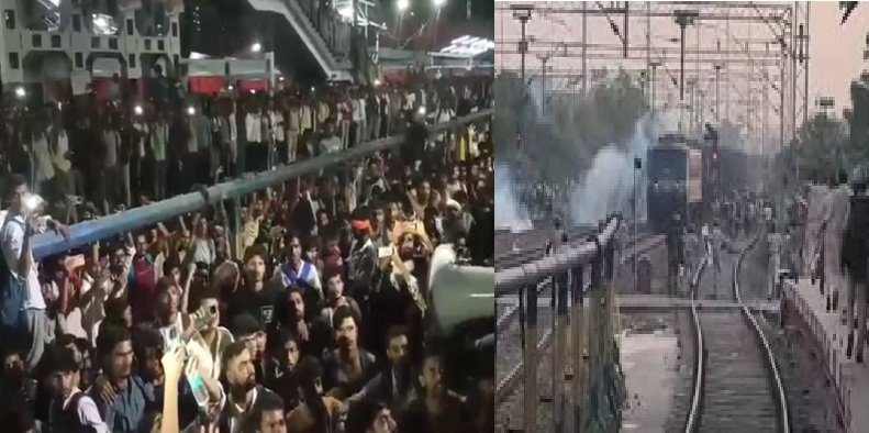 बिहार सिपाही भर्ती परीक्षा: कैंडिडेट्स ने स्टेशन पर की तोड़फोड़-पथराव, पुलिस ने किए हवाई फायर