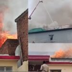 लखनऊ के कोल्ड स्टोरेज में लगी भीषण आग, 6 घंटे बाद भी नहीं बुझी; 50 घर कराए गए खाली