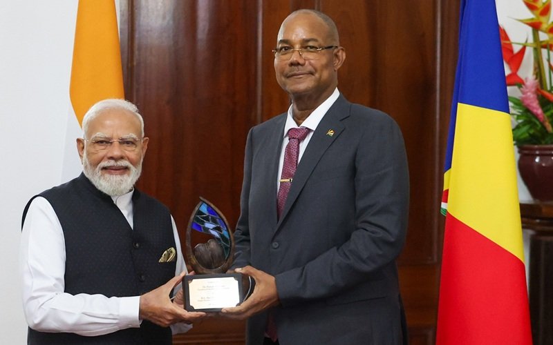 पीएम मोदी को सेशेल्स का सर्वोच्च सम्मान, बोले- सेशेल्स से हमारा 256 साल पुराना रिश्ता