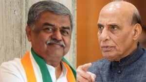 कांग्रेस ने की रक्षा मंत्री राजनाथ सिंह के इस्तीफे की मांग, बलिदानी सपूतों पर कही ये बात