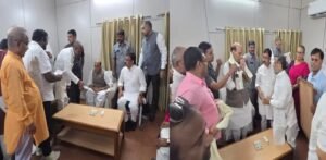 लखनऊ सांसद राजनाथ सिंह से बुद्धेश्वर में जाम की शिकायत, अतिक्रमण का मुद्दा भी उठा