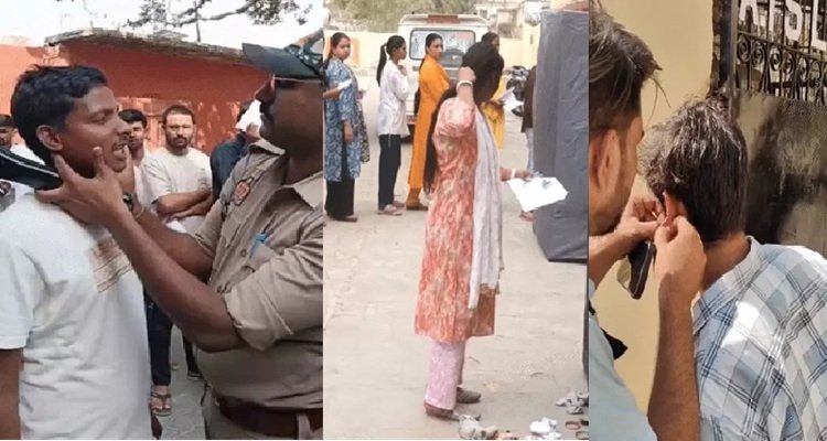 वाराणसी में सिपाही भर्ती परीक्षा देने जा रहे बाप-बेटी की मौत, हापुड़ में दो दरोगा समेत छह पुलिसकर्मी सस्पेंड