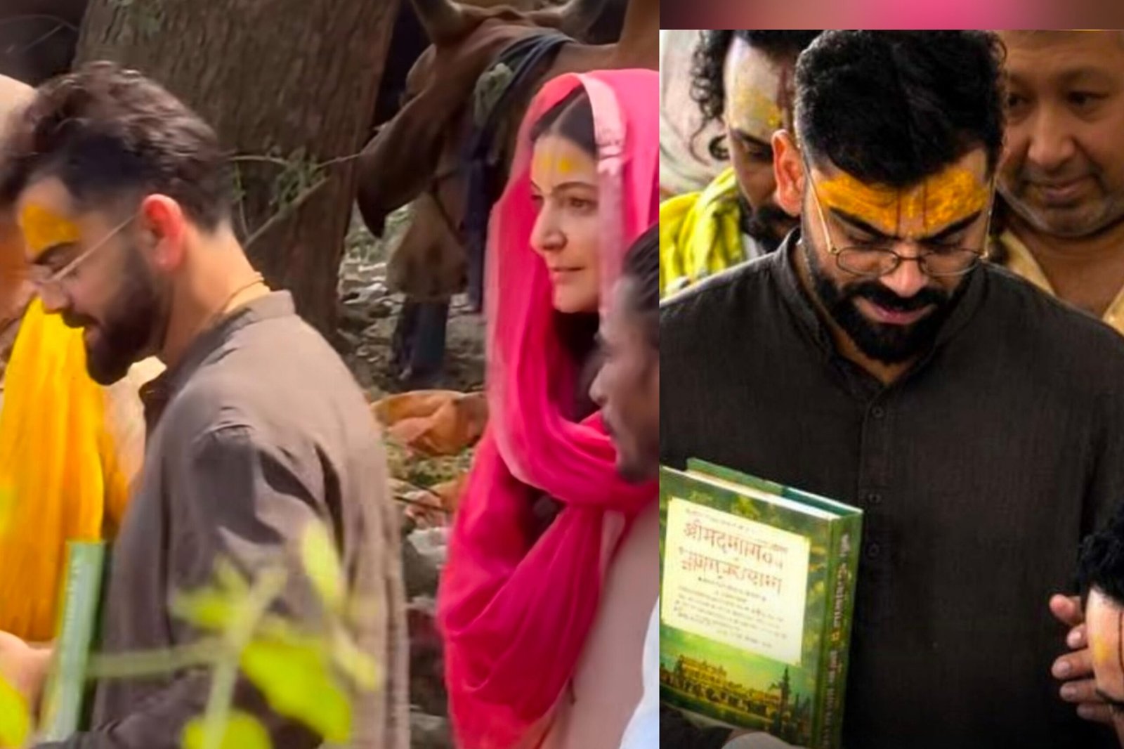 प्रेमानंद महाराज के आश्रम पहुंचे Virushka, लिया गुरु का आशीर्वाद
