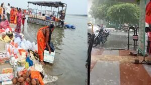 अयोध्या में आंधी-बारिश, मथुरा में उफनाई यमुना, 33 शहरों में बरसात का अलर्ट