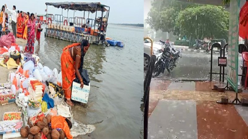 अयोध्या में आंधी-बारिश, मथुरा में उफनाई यमुना, 33 शहरों में बरसात का अलर्ट