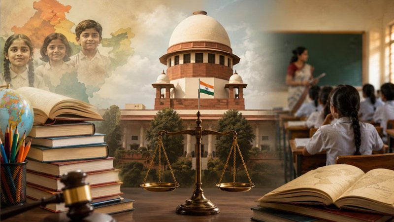 सुप्रीम कोर्ट की अहम टिप्पणी, कहा- 9वीं कक्षा में तीसरी भाषा से बच्चों पर बढ़ेगा तनाव