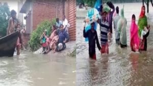 UP: नदियां उफान पर, बाराबंकी के 87 गांवों में बाढ़ का खतरा, 75 जिलों में बारिश का अलर्ट