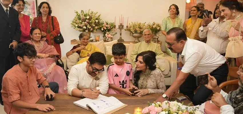 गौरी स्प्रैट के साथ शादी के बंधन में बंधे आमिर खान, घर पर ही साइन किए गए पेपर