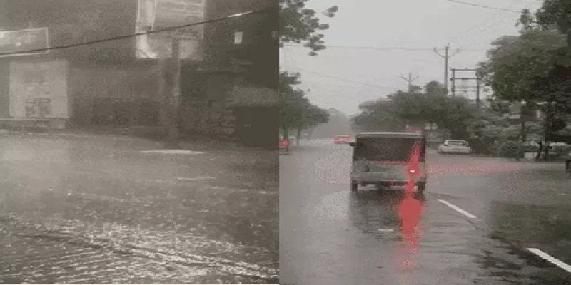 यूपी के 25 शहरों में बारिश, गाजियाबाद में डूबीं सड़कें; 27 शहरों में रेड अलर्ट जारी